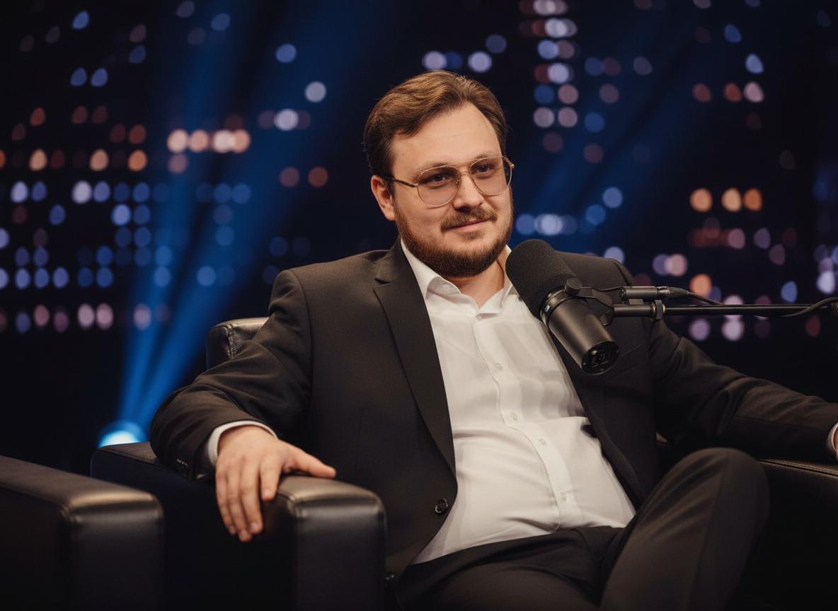 Влад Теслюк на деловой записи